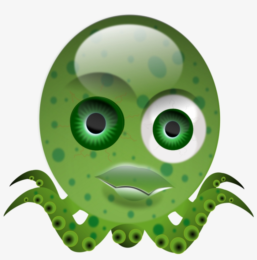 Crazy Octopus - Clip Art, transparent png download