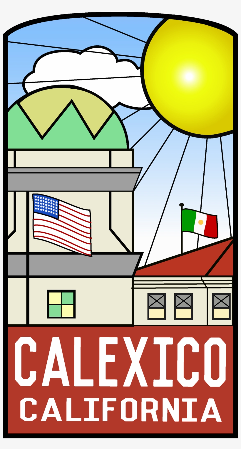 Clip Black And White Library Adobe Clipart Desert House - City Of Calexico Logo, transparent png download