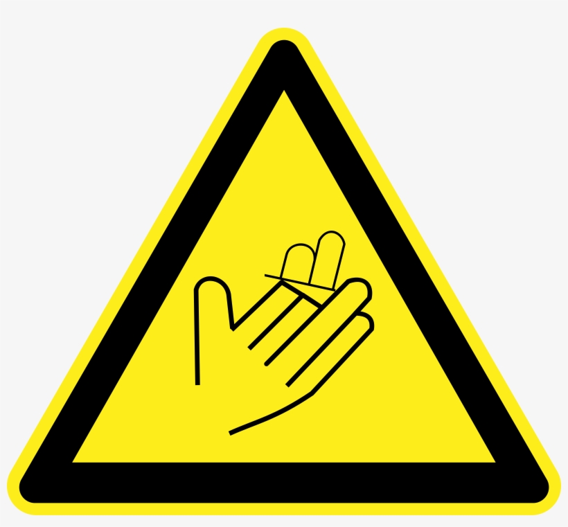 This Free Icons Png Design Of Hand/finger Loss Warning, transparent png download