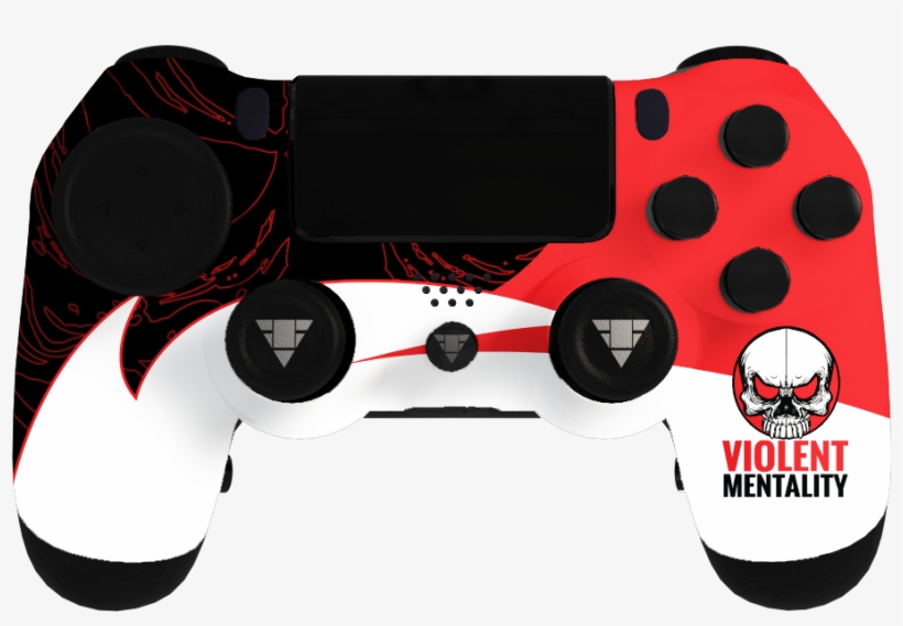 Violent Mentality Playstation 4 Controller - Game Controller, transparent png download