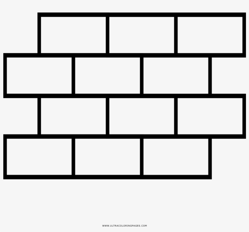 Dibujo De Ladrillos Para Colorear, transparent png download