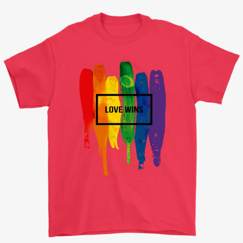 Watercolor Lgbt Love Wins Rainbow Paint Typographic - Louis Vuitton Mickey Mouse, transparent png download