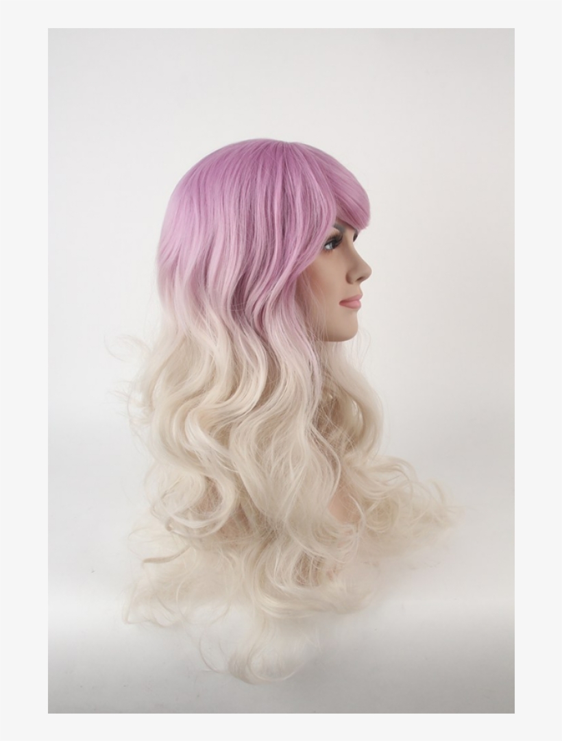 Dynamic Pink And Blonde Wig Scene Illustration Dynamic Pink And Blonde Wig Scene Illustration