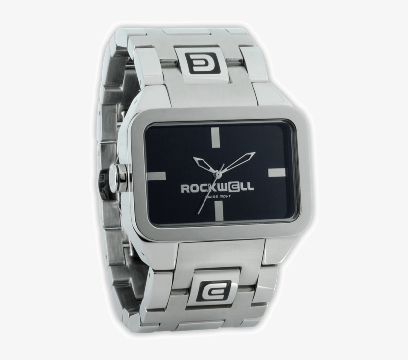 Duel Time - Rockwell Time Unisex Dt102 Duel Time Stainless Steel, transparent png download