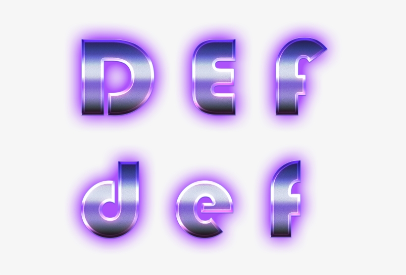 Neon Alphabet, Neon, Alphabet, Black Png And Psd - Alphabet, transparent png download