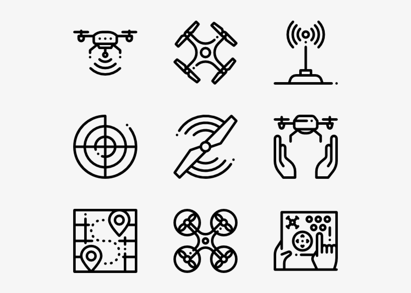 Drones - Surf Icons, transparent png download