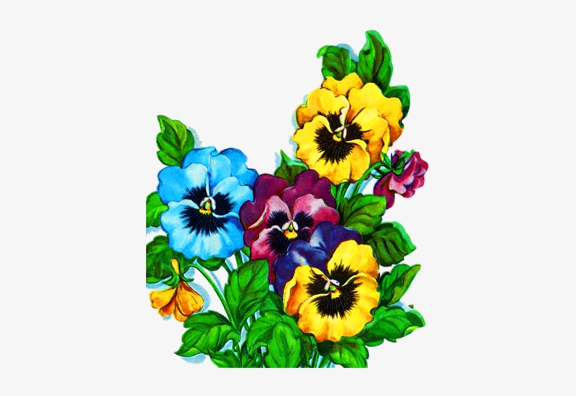 Pin By Jenaira Spezio On Wrist Make Over - Pansies Flower Necklace For Her - Handmade Gifts -, transparent png download