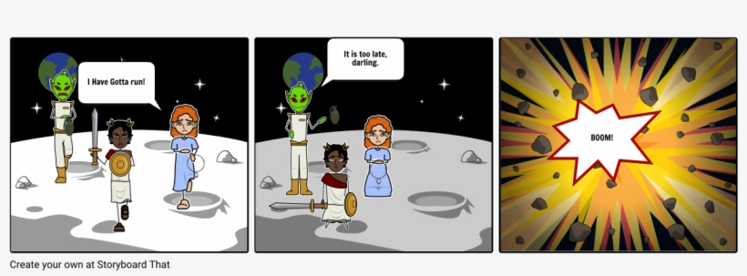 Alien - Destroyed Earth Png Cartoon, transparent png download