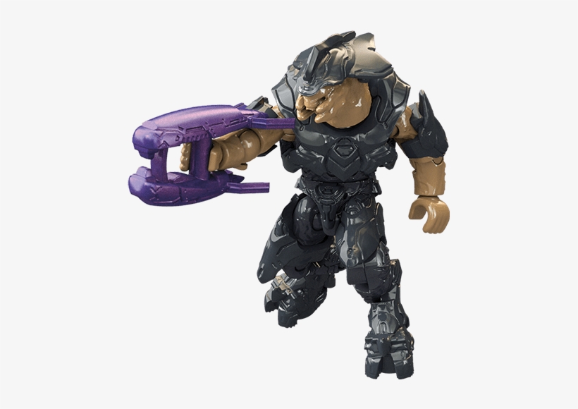 Halo Micro Action Figures Stormbound Series Elite Commander - Halo Elite Commander Mega Bloks, transparent png download