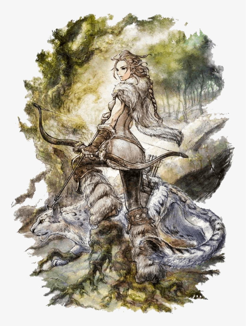 Incluso En Las Batallas Más Ordinarias, Nos Veremos - Octopath Traveler H Aanit, transparent png download