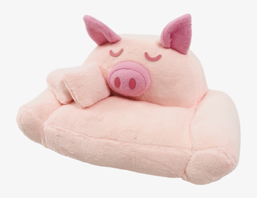 Angela Doll Plush Piggy Sofa With Pillows - Pillow, transparent png download