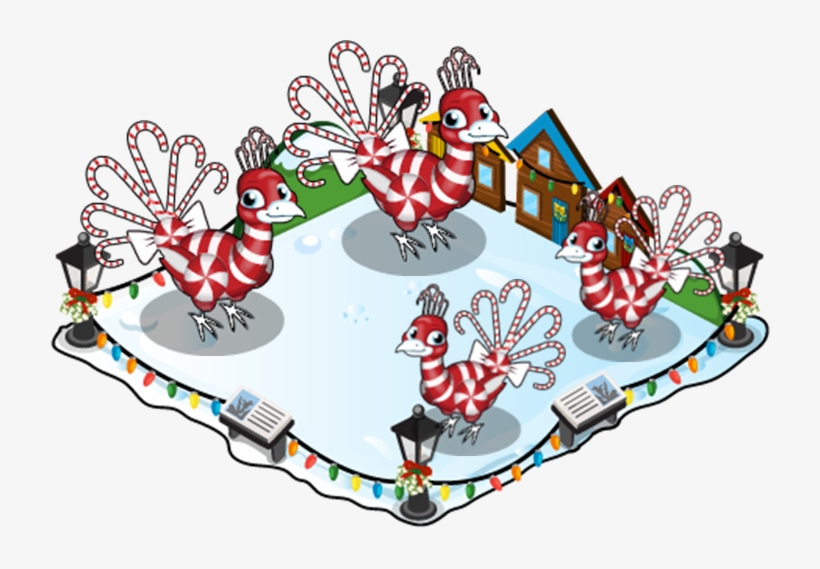 Peppermint Peacock Family - Cartoon, transparent png download