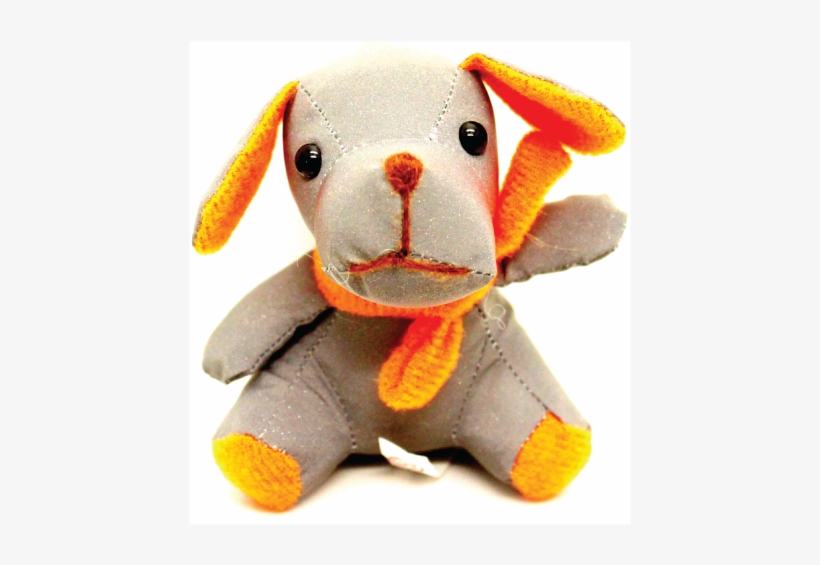 Reflective Soft Toy Keyring Az - Dog, transparent png download