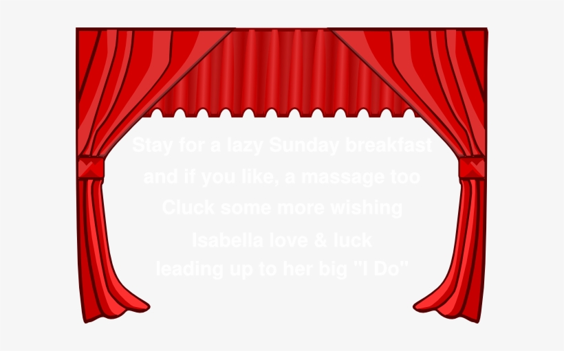 Small - Theater Curtains Clip Art, transparent png download