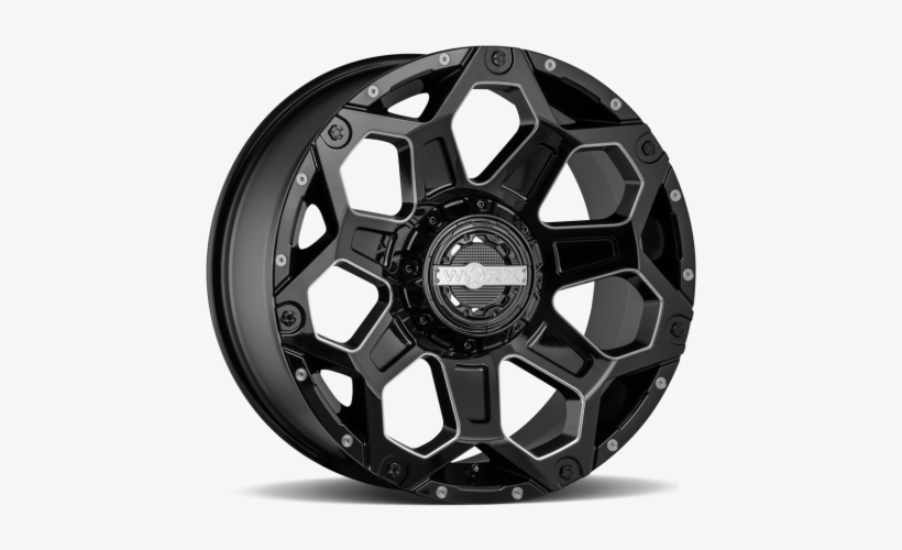 812 Clash Gloss Black - Worx Clash Wheels, transparent png download