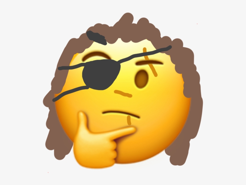 0 - Thinking Emoji Blank Background, transparent png download