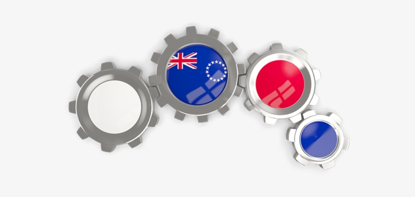 Illustration Of Flag Of Cook Islands - Flag, transparent png download