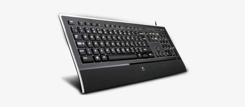 Computer Mouse - K740 Illuminated Keyboard, Black (nordic), transparent png download