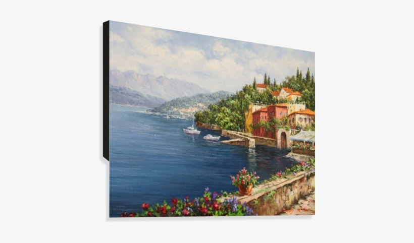 The Loan Dock Canvas Print - Painting, transparent png download