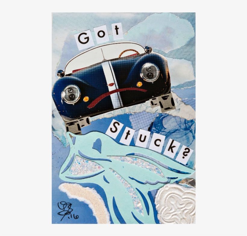 Got Stuck - Antique Car, transparent png download