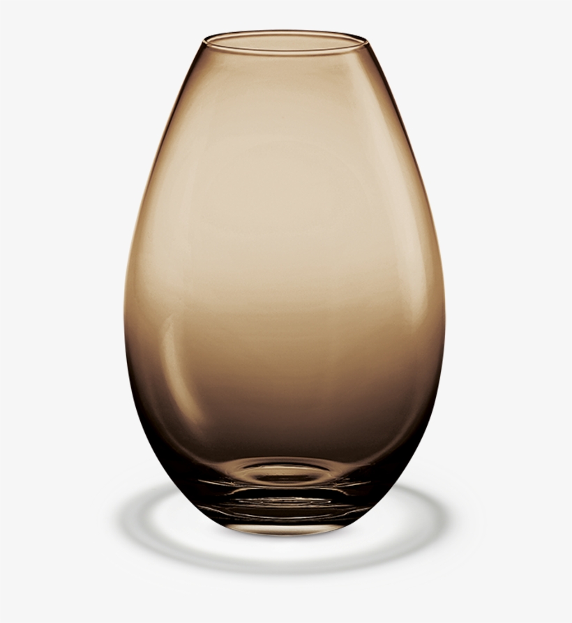 Cocoon Vase - Holmegaard Cocoon Vase, Brown, H 20,5 Cm, transparent png download