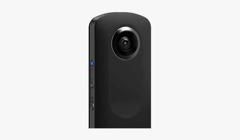 Theta S Close Up 360 Camera - Ricoh Theta S 1080p 360-degree Spherical Digital Camera, transparent png download
