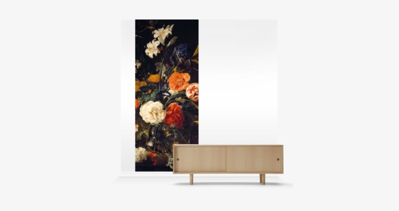 Accent Murals Of A Vase Of Flowers With Berries And - European Flower Painters [book], transparent png download