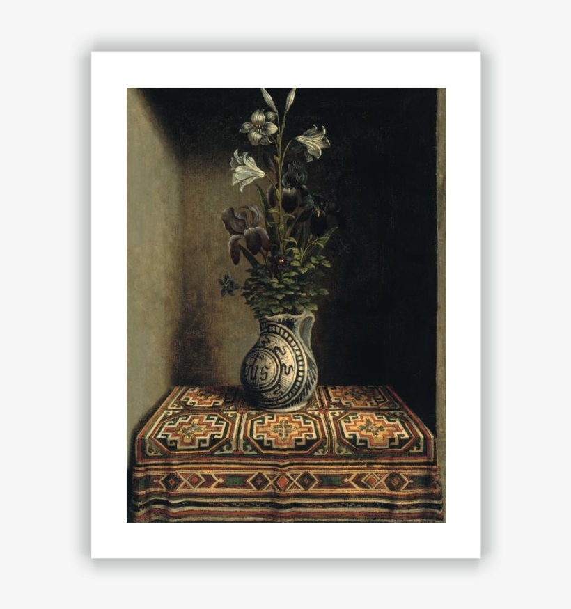 Flowers In A Jug - Giclee Painting: Memling's Flowers In A Jug, Ca 1485,, transparent png download