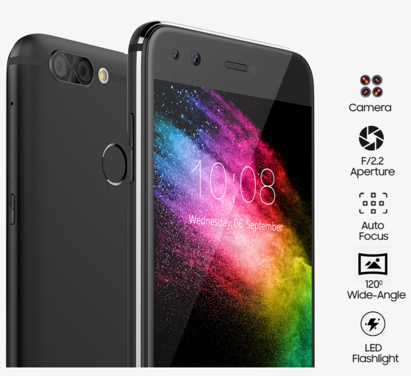 With Its Dual Rear Cameras Of 13 Megapixels And 8 Megapixels - Infocus Snap 4, transparent png download