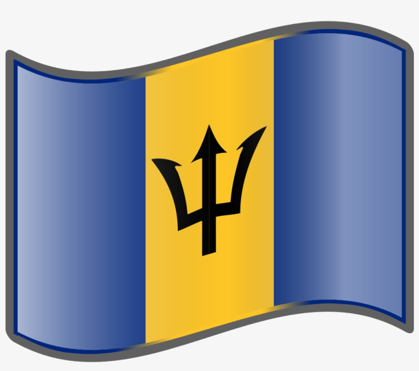 Barbados National Flag - Barbados Flag, transparent png download