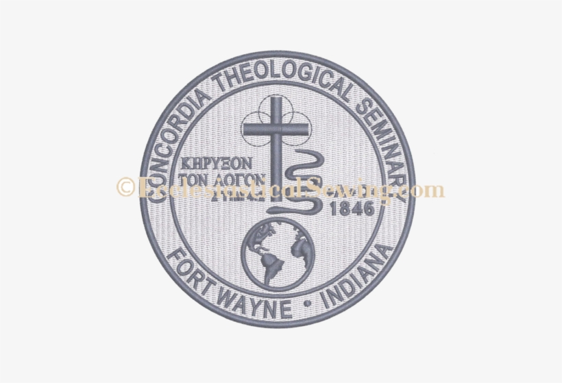 Cts Theological Logo Machine Embroidery Design - Design, transparent png download