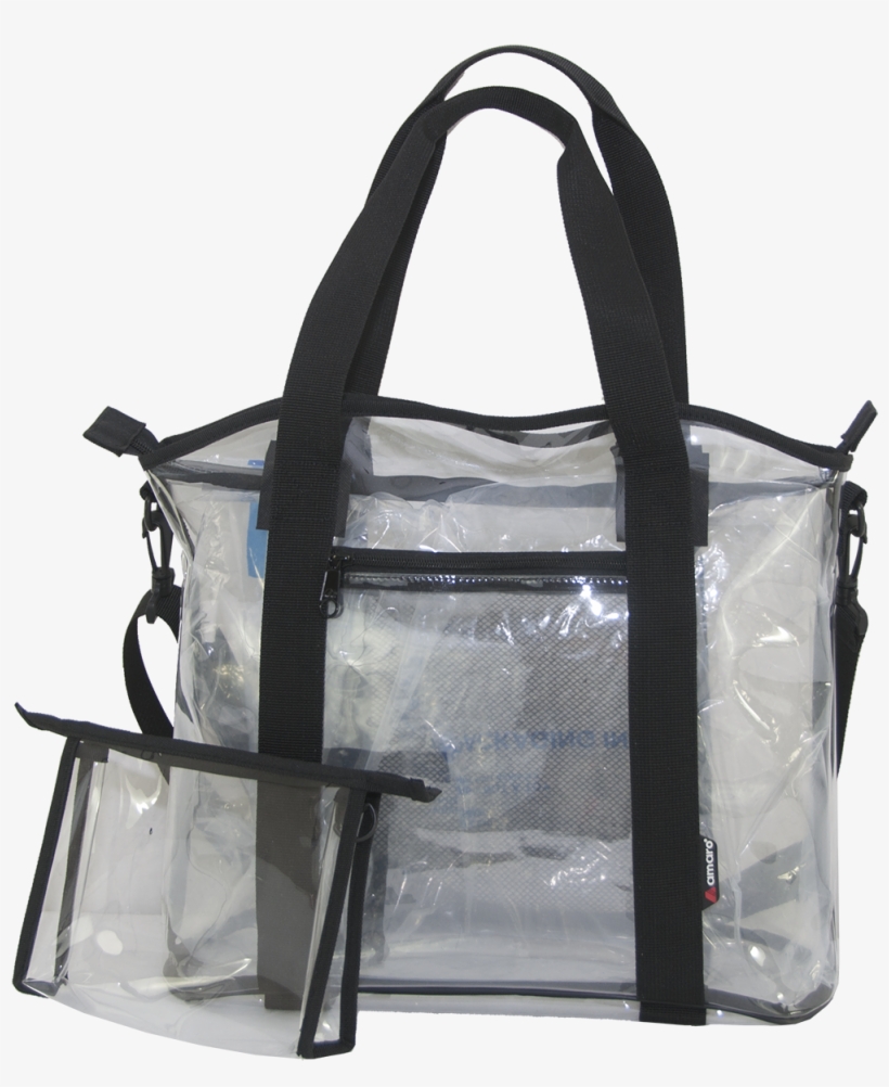 Amaro Premium Clear Stadium Tote Bag - Amaro Premium See Through Clear Tote Bag, transparent png download
