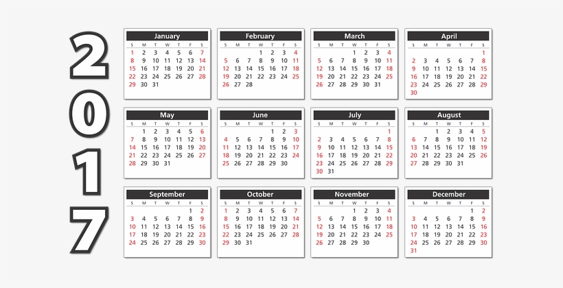 Calendar 2017 Agenda Schedule Plan Weeks M - 2011, transparent png download