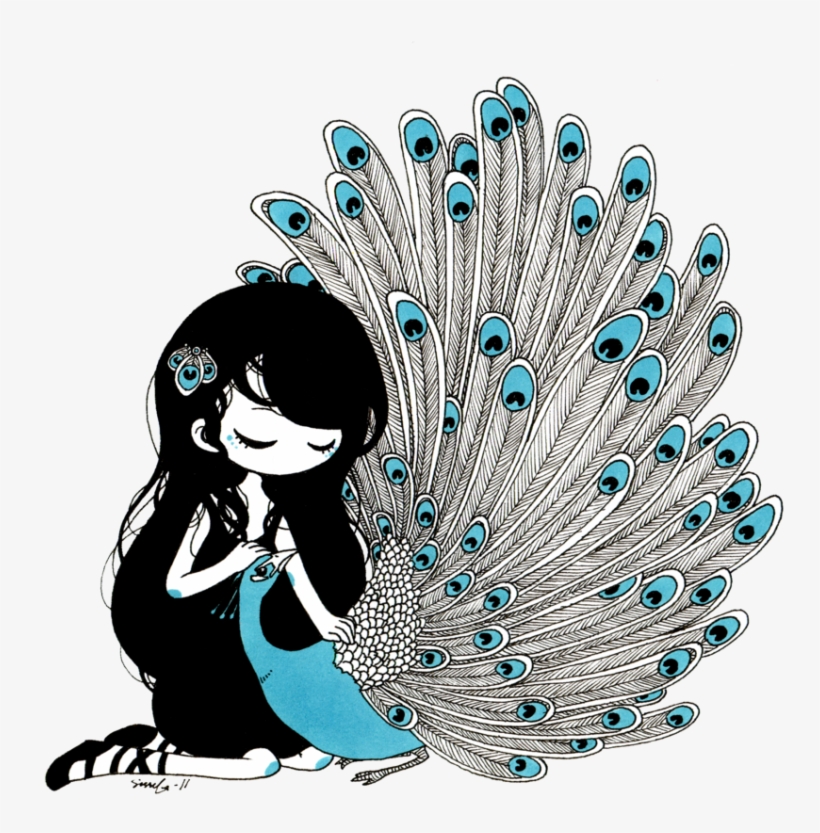 Indian Blue Peafowl By Aakritiarts - Peafowl, transparent png download