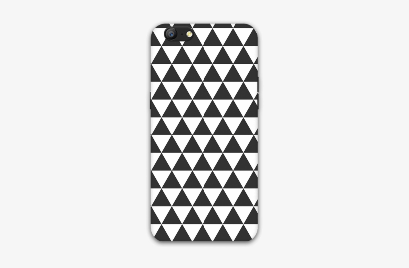 Pyramid Pattern Oppo A57 Mobile Case - Intrade Black And Light, transparent png download