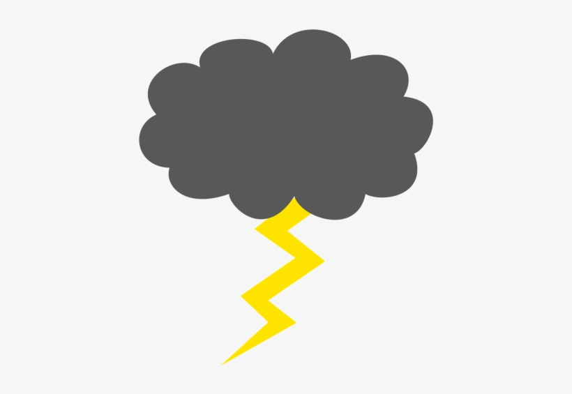 Of - Thunderstorm Silhouette, transparent png download
