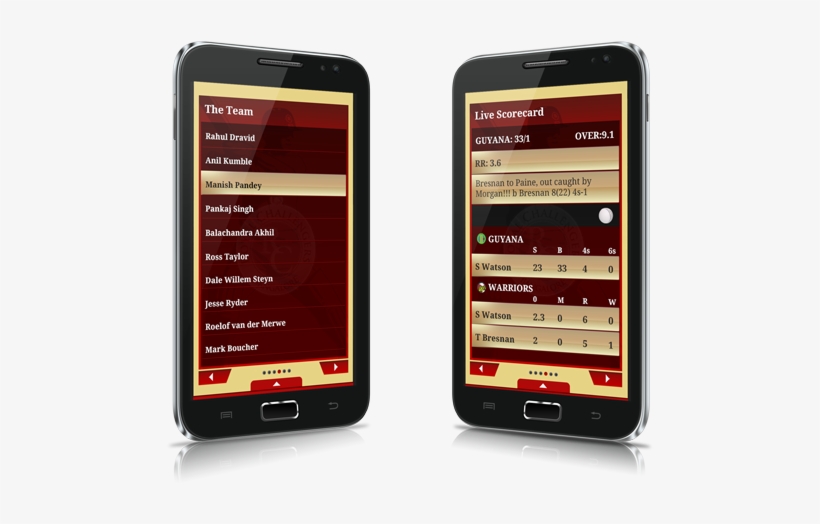 Royal Challengers Bangalore Prototype Android Mobile - Mobile Phone, transparent png download
