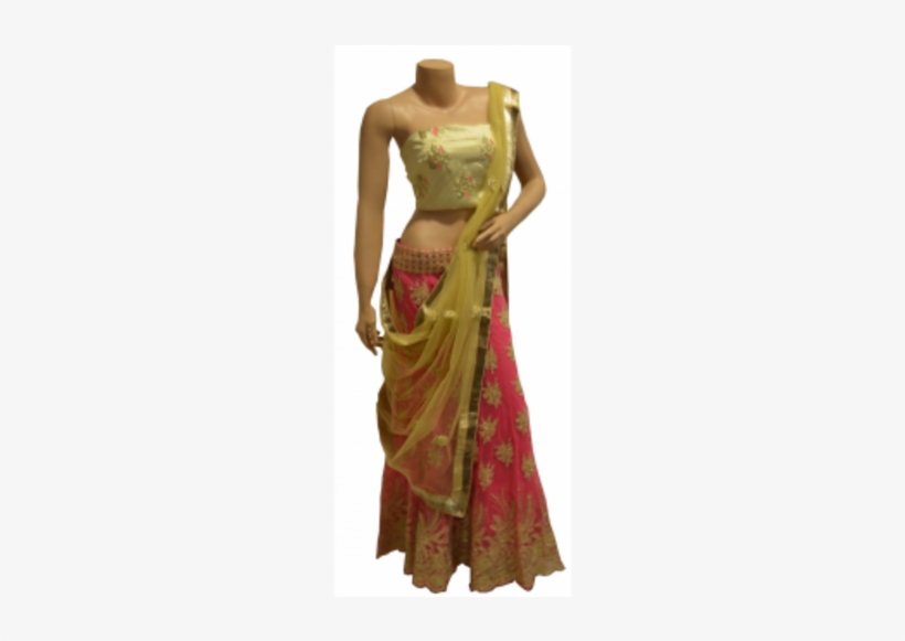 Chiffon Lehenga - Silk, transparent png download