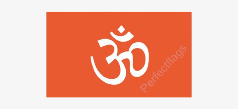 Hindu Flag - Cafepress Black Om Oval Car Magnet Euro Magnetic Bumper, transparent png download