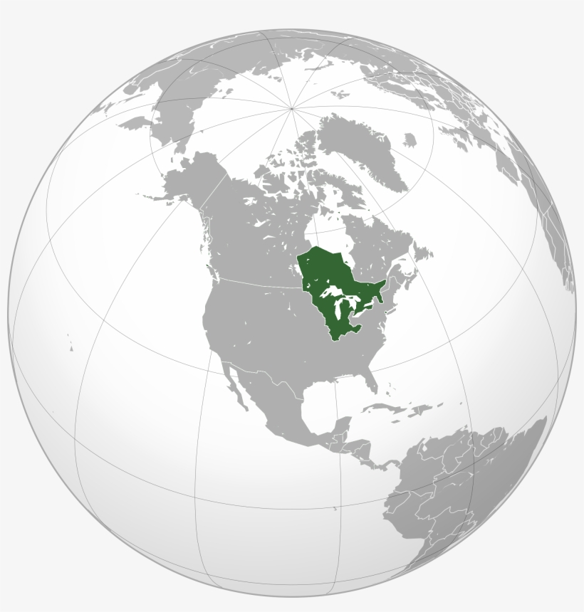 Globe Map Of Michigania - Europe Map On Earth Png, transparent png download