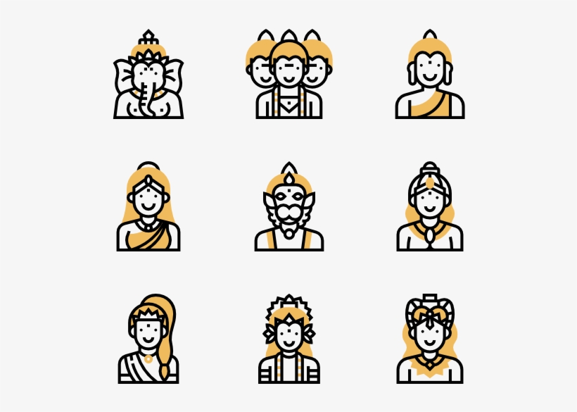 Image Royalty Free Library Icons Free Hindu God - Icon, transparent png download