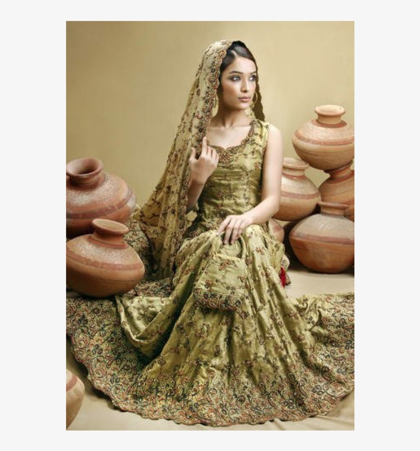 Light Green Dress For Indian Brides Transparent PNG - 800x800 - Free