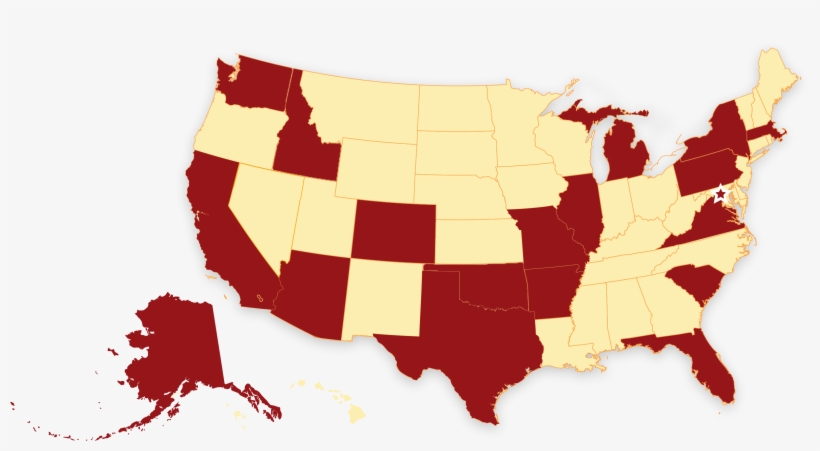 United States Advocacy Efforts Map - Zika Virus In Colorado, transparent png download