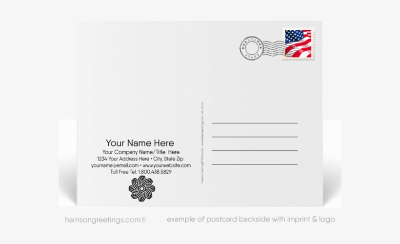 Modern Retro Happy Birthday Client Postcards Modern - Postcard, transparent png download