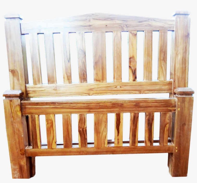 Stylish Wooden Cot - Bench, transparent png download