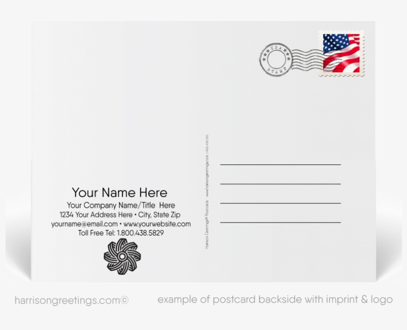 Modern Retro Happy Birthday Client Postcards - Postcard, transparent png download