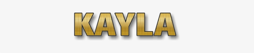 Happy Birthday Kayla Personalized Card For Celebrating - Tan, transparent png download