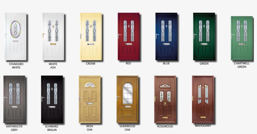 Upvc Door Colours - Home Door, transparent png download