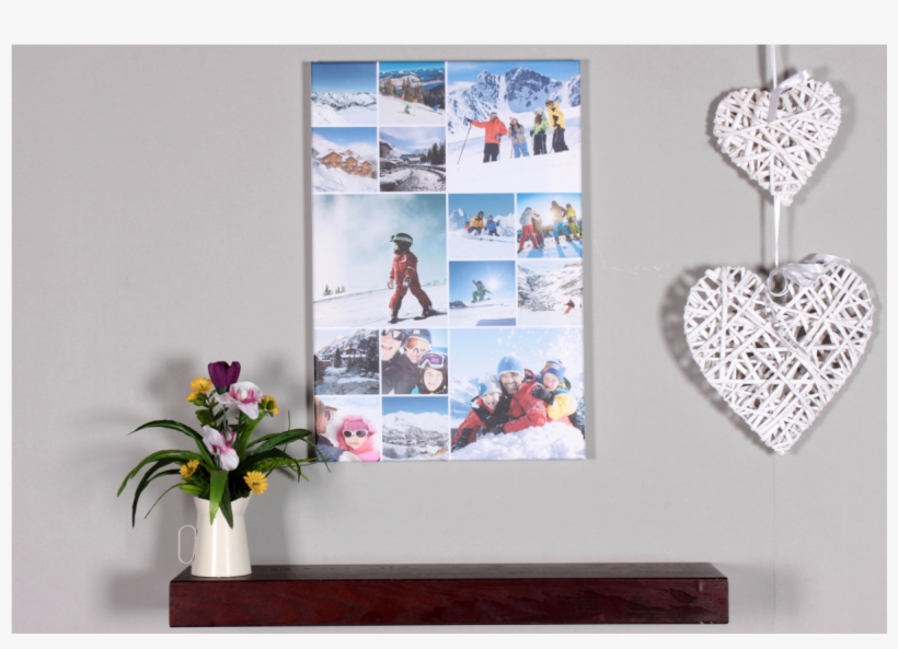 8x10 Collage Photo Canvas, transparent png download