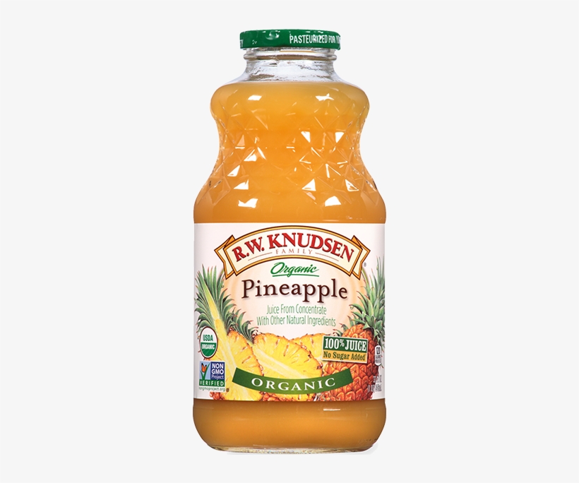 Organic Pineapple - Rw Knudsen Juice, Pear - 32 Fl Oz, transparent png download